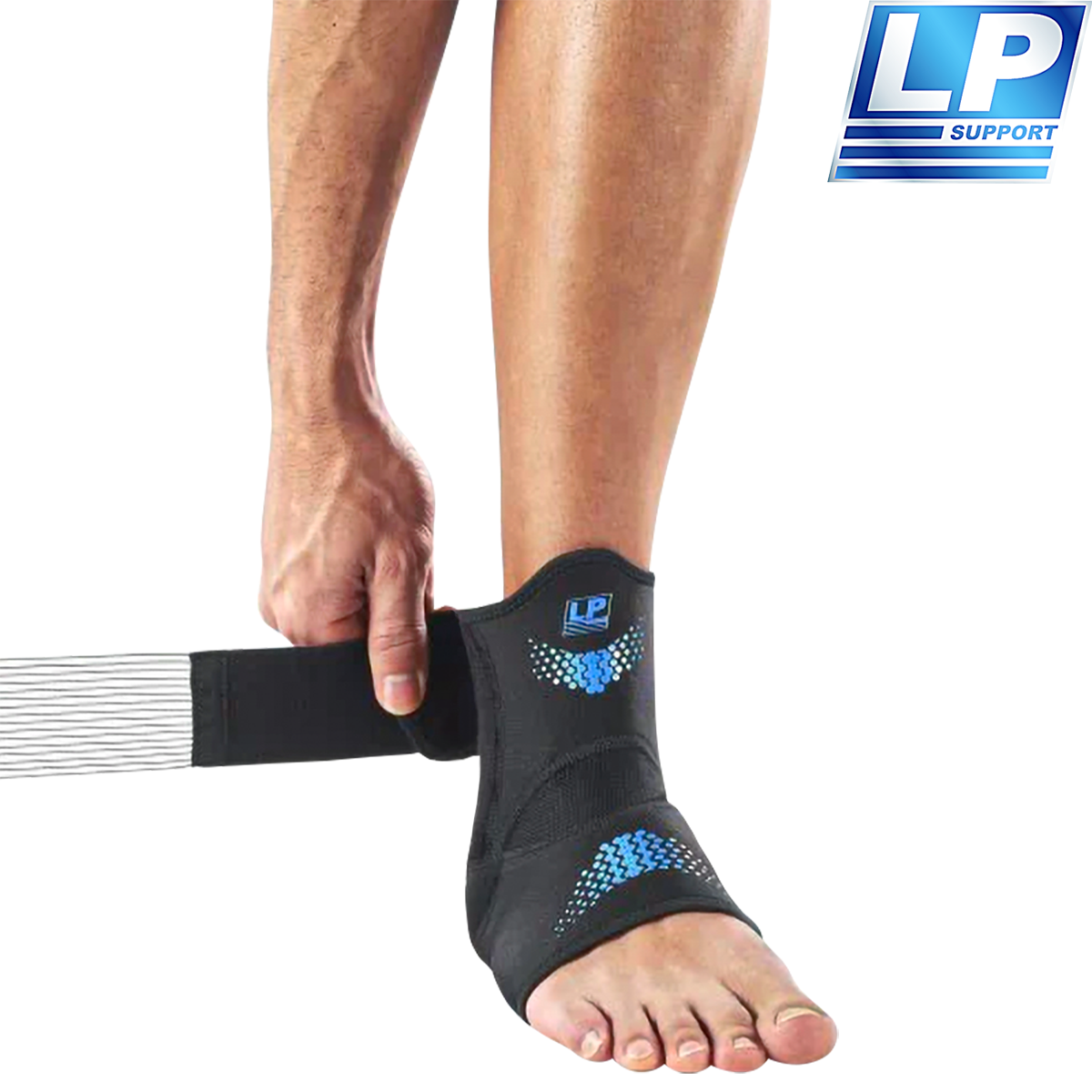 LP SUPPORT CT12 LIGHT SHIELD ADJUSTABLE ANKLE BRACE (FOR WEAK ANKLE)