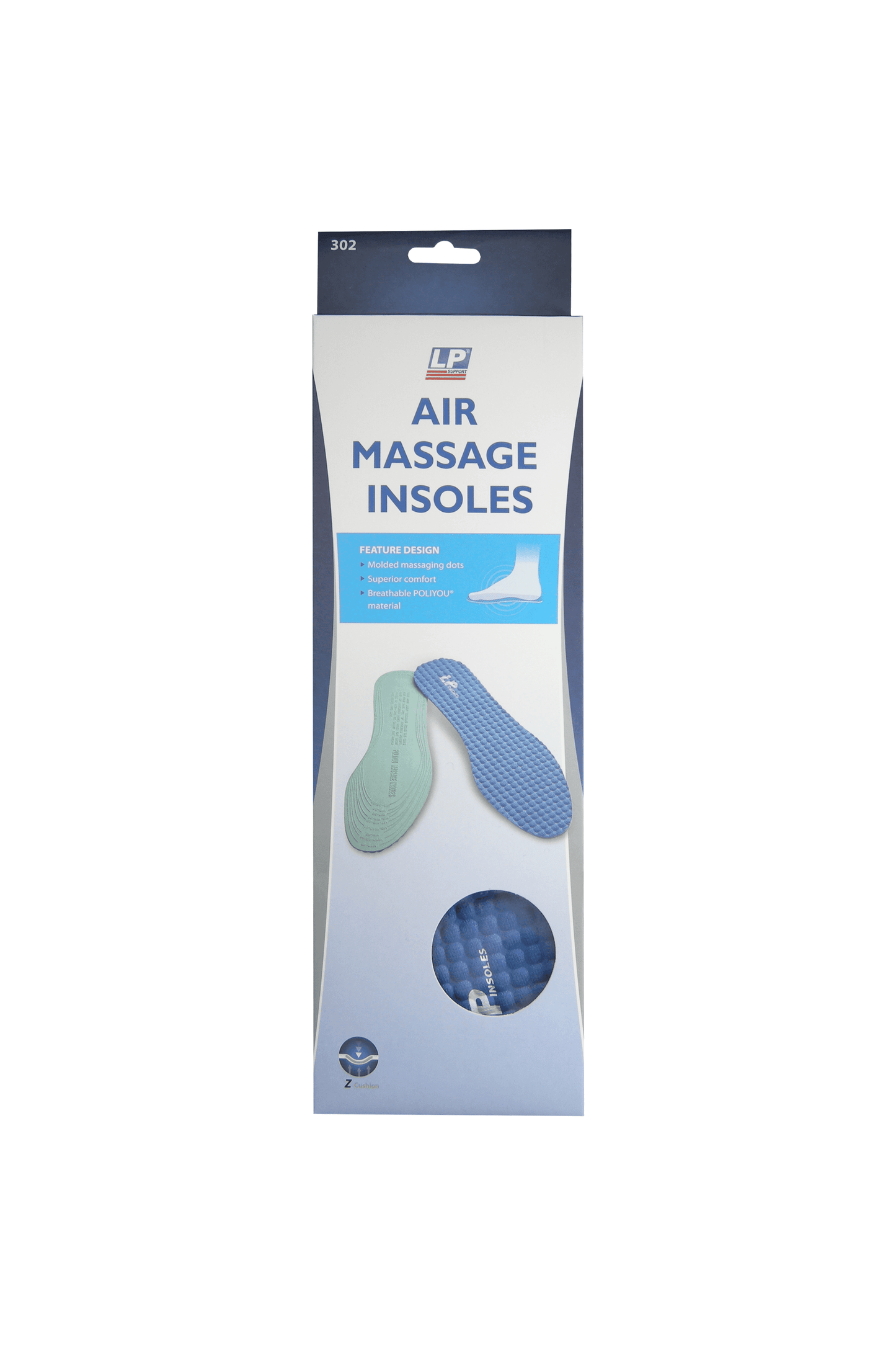 LP Support 302 Sport Insole – Breathable Cushion for Active Use (1 Pair)