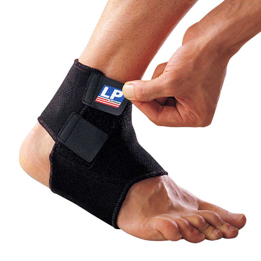 LP SUPPORT 768 Adjustable Ankle Brace – Compression Wrap for Sprains & Daily Support