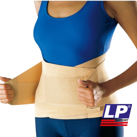 LP Support 902 Back Support Belt – Adjustable Lumbar Brace with 6 Stays for Lower Back Stability