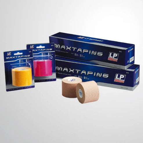 LP SUPPORT 674 MAXTAPING® Sports Kinesiology Tape – 50 mm x 4 m Roll (100 % Cotton)
