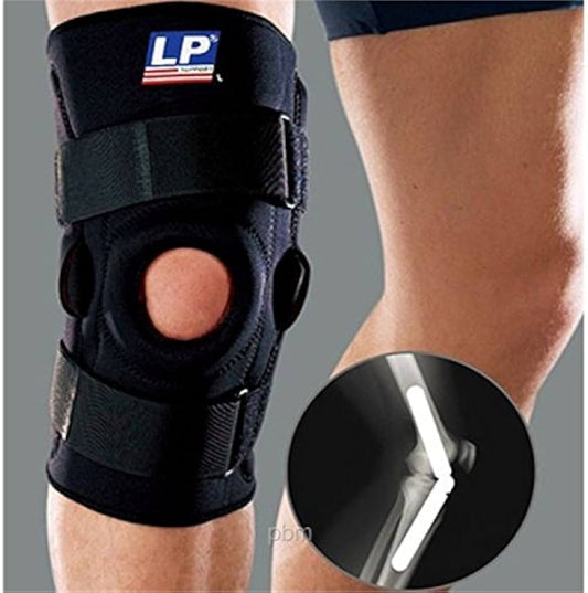LP SUPPORT 710 Hinged Knee Stabilizer – Adjustable Compression Brace with Side Hinges