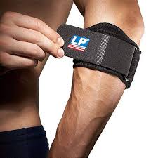 LP SUPPORT 751 Elbow Wrap Adjustable Brace for Tennis Elbow, Golfer’s Elbow & Forearm Pain Relief